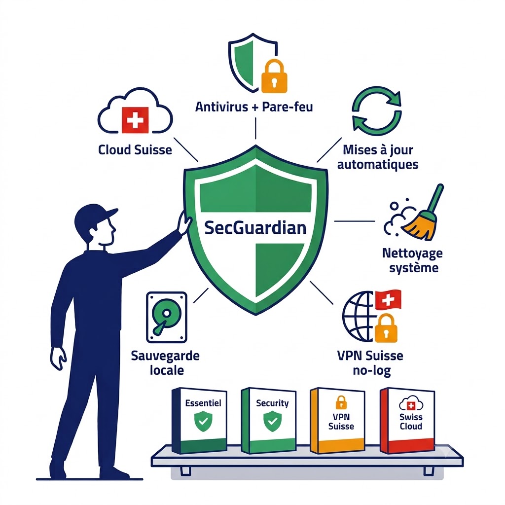 SecGuardian — Protection, VPN, Cloud Suisse